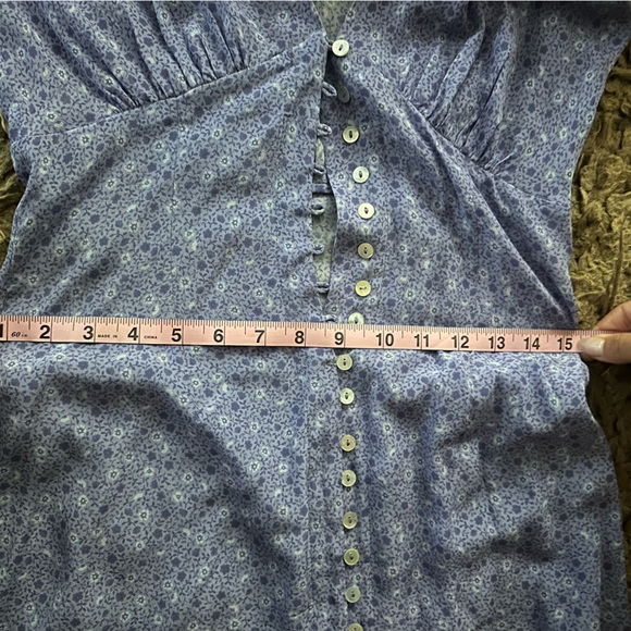 Réalisation Par Vivienne Dress Purple Haze Floral Silk Small - Picture 12 of 13